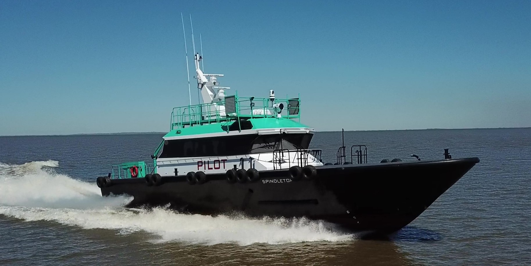 Spindletop — 90-foot aluminum pilot vessel, Hull 1771, built for Sabine Pilots