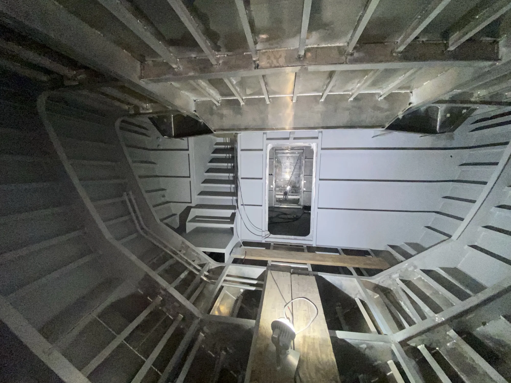 Aransas Pilot III interior structural framing